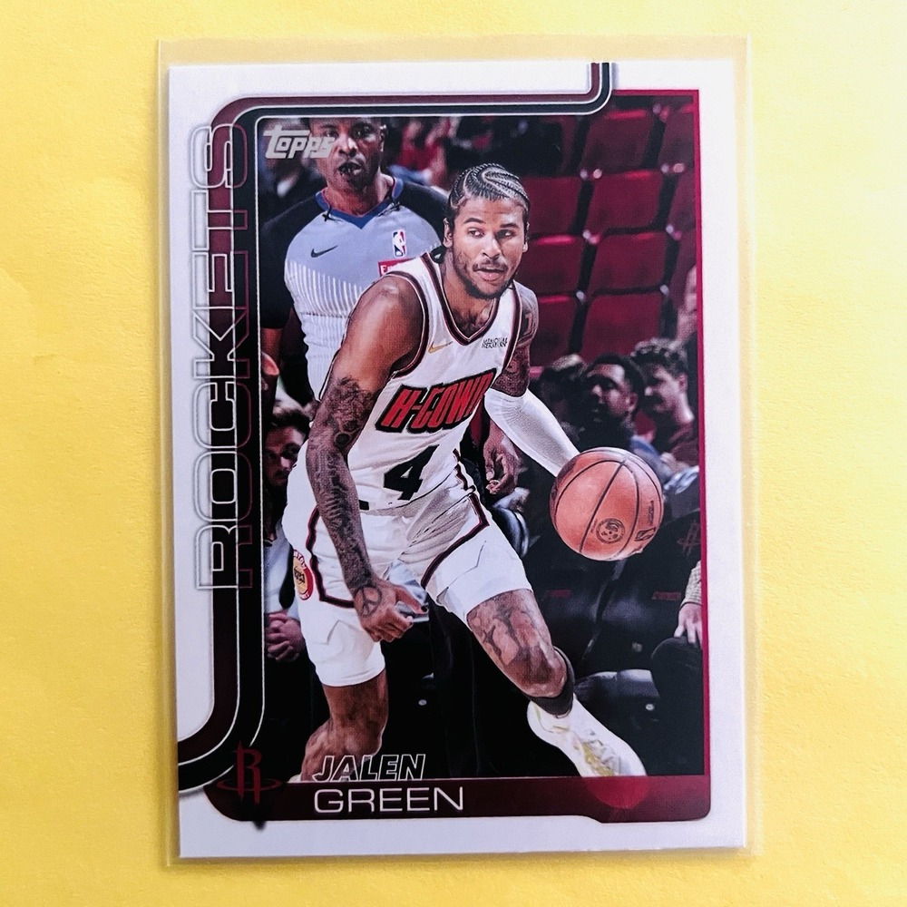 2025-26 Topps Basketball Jalen Green #175 Houston Rockets Base‎ Card